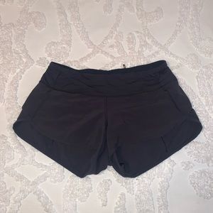 Lulu Lemon Black Running Shorts